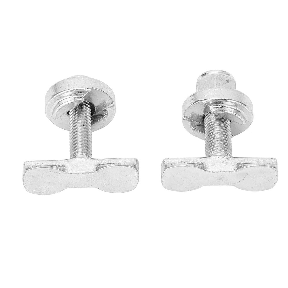 1 Pair L Track Double Lug Threaded Stud Fitting Tie Down For Truck Trailer