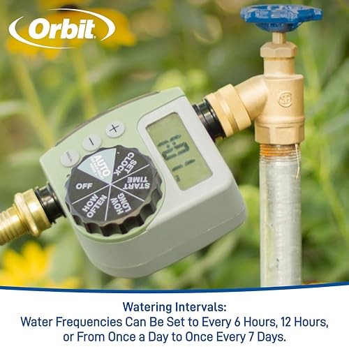 Orbit 69535 Shrub and Flower Bed Drip Kit with Programmable Hose Watering Timer