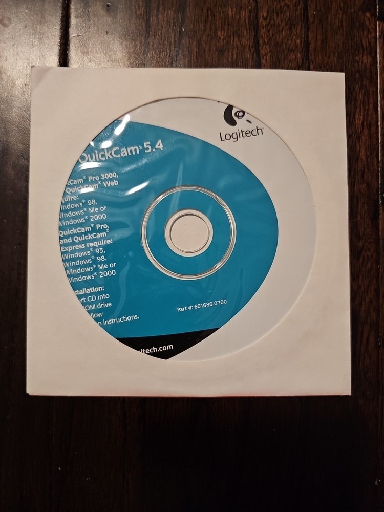 Logitech QuickCam Software 5.4 Disc