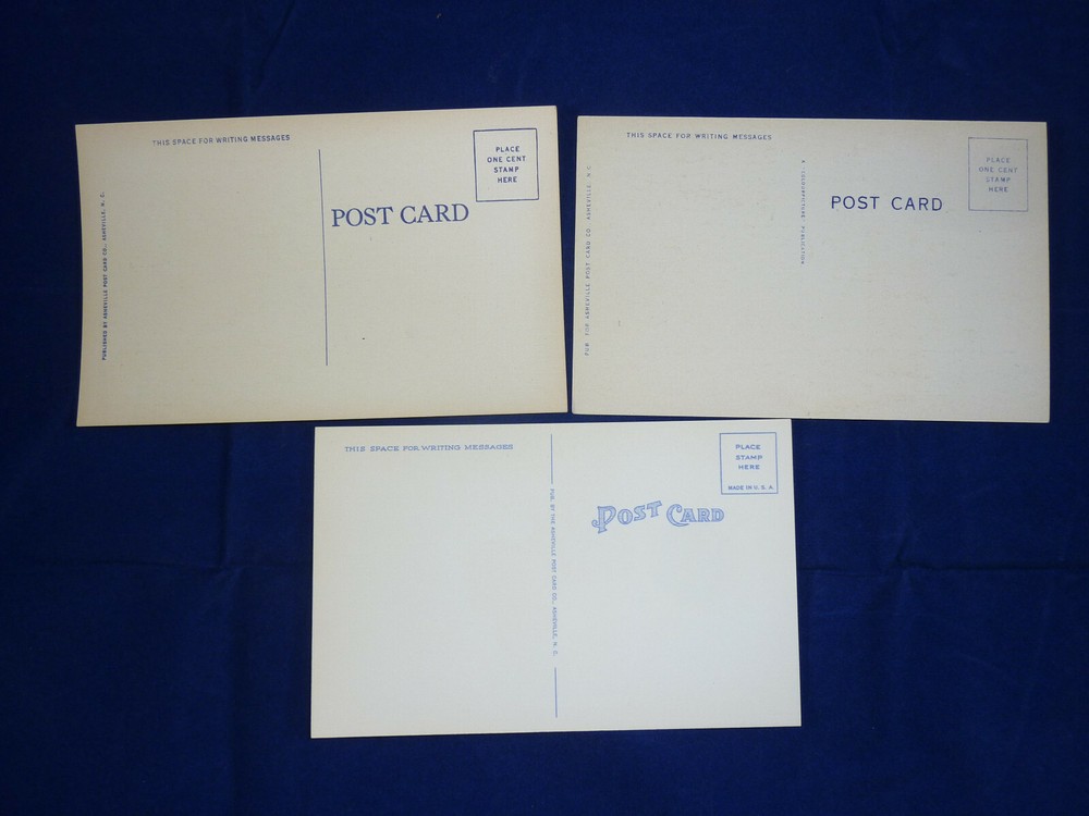 3 Comic Penny Scale Postcards