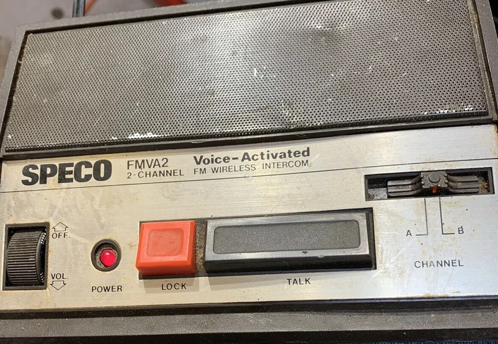 SPECO FMVA2 Voice Activated FM Wireless Intercom