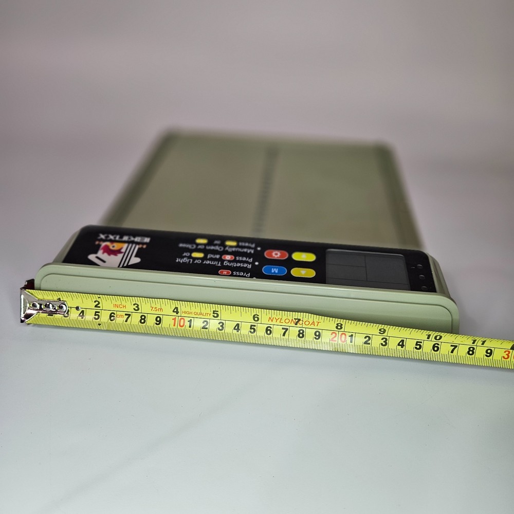 Ibkinxx Automatic Solar Powered Chicken Coop Door 4 Modes, Timer & Light Sensor