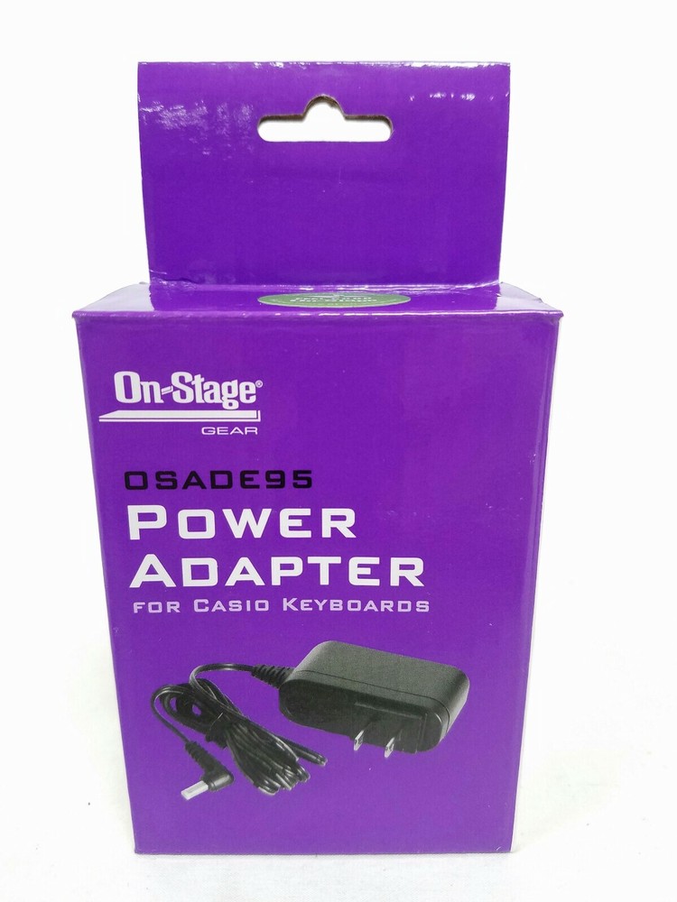 On-Stage OSADE95 Power Adapter Replacement for Casio Keyboards New