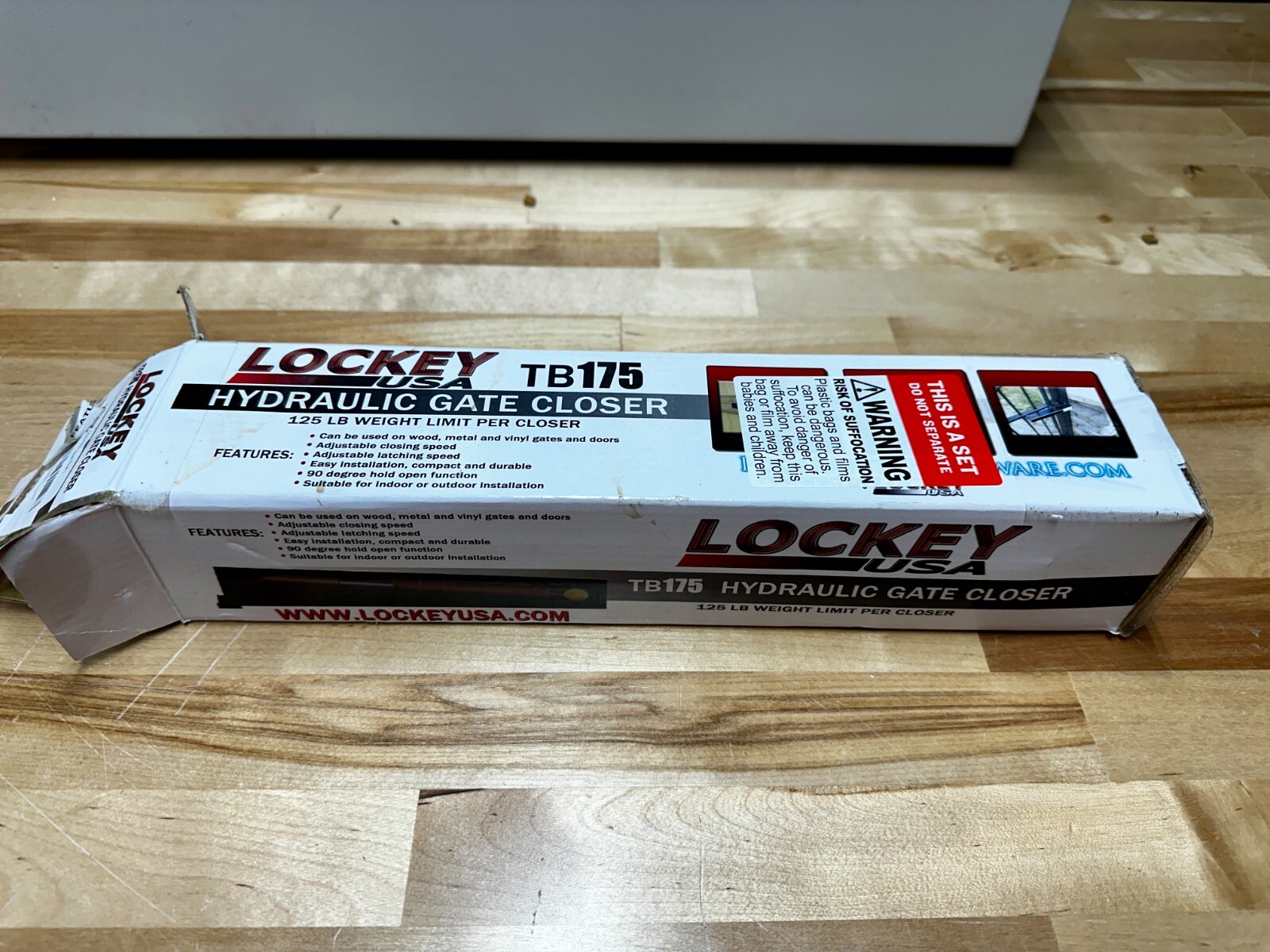 Lockey TB175 Garden Gate Closer Hydraulic BLACK