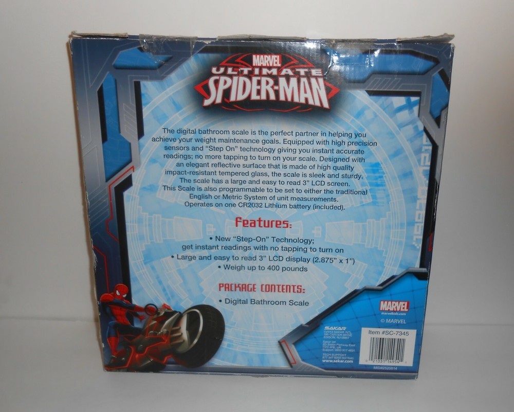 SPIDER-MAN Digital Bathroom Scale