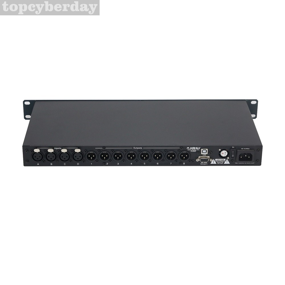 4.8SP DSP Digital Audio Processor Software 4 In 8 Out Professional Sound System