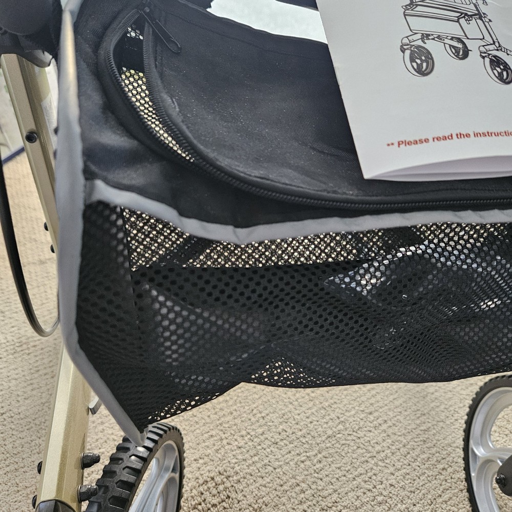 OASIS-SPACE ROLLATOR WALKER, EXCELLANT CONDITION, LTD USE , HEAVY DUTY
