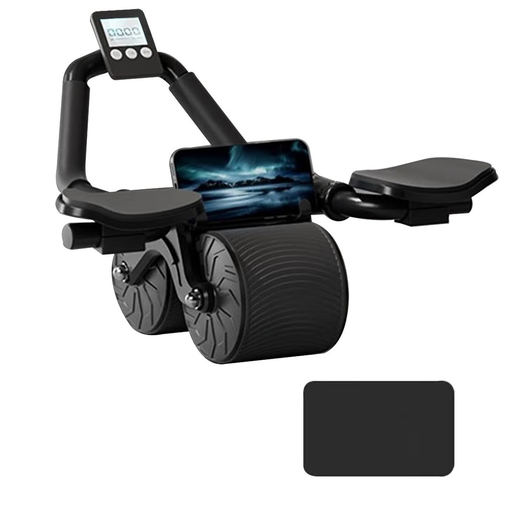 Uota Ab Roller Wheel Elbow Support, Auto Rebound, Stable Abdominal Workout