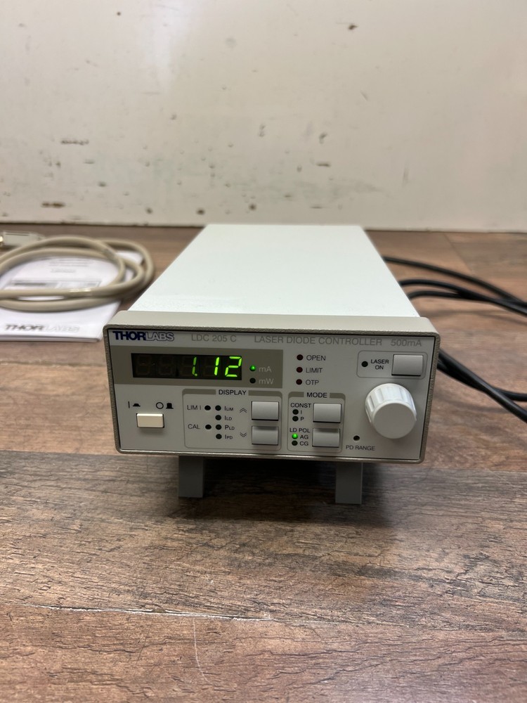 Thorlabs TED200C Temperature LDC205C Laser Diode Controller TCLDM9 Mount