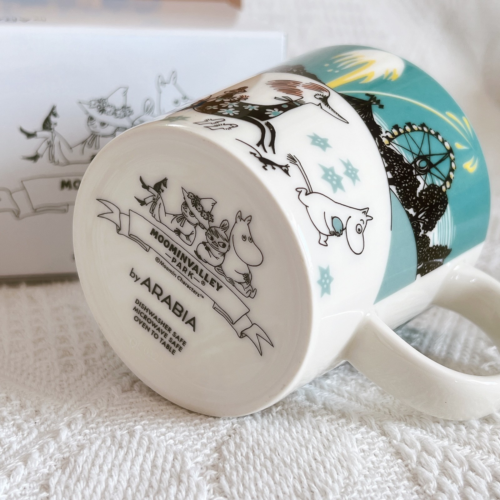 Moomin ARABIA Mug 2pcs Set Simple Joy 2026 & Park 2023 Limited w/ Bag -Fast Ship