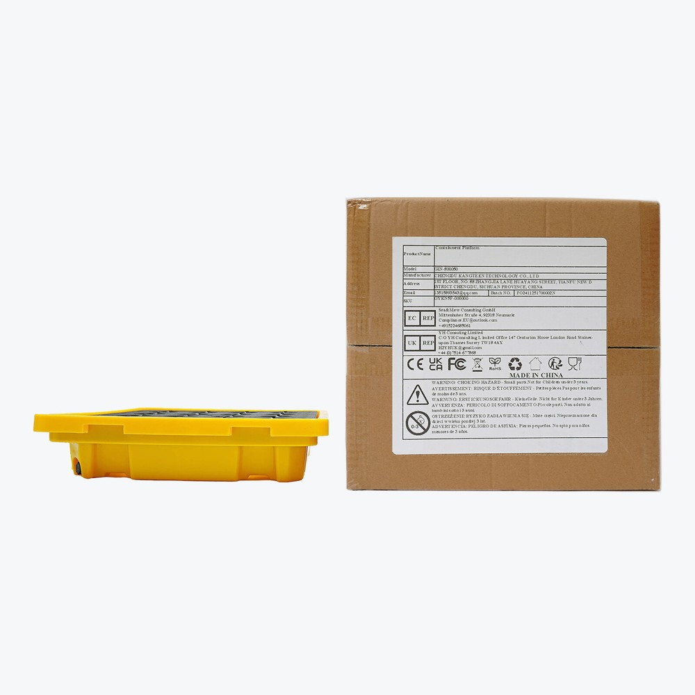 Rectangular Spill Containment Pallet Spill Containment Platform 67*67*15cm
