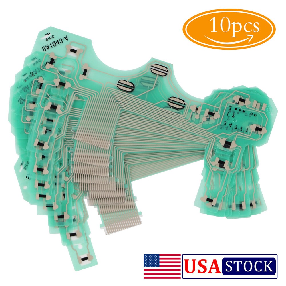10SET Controller PCB Ribbon Circuit Board SA1Q43A for PS2 Dualshock 18pin Socket