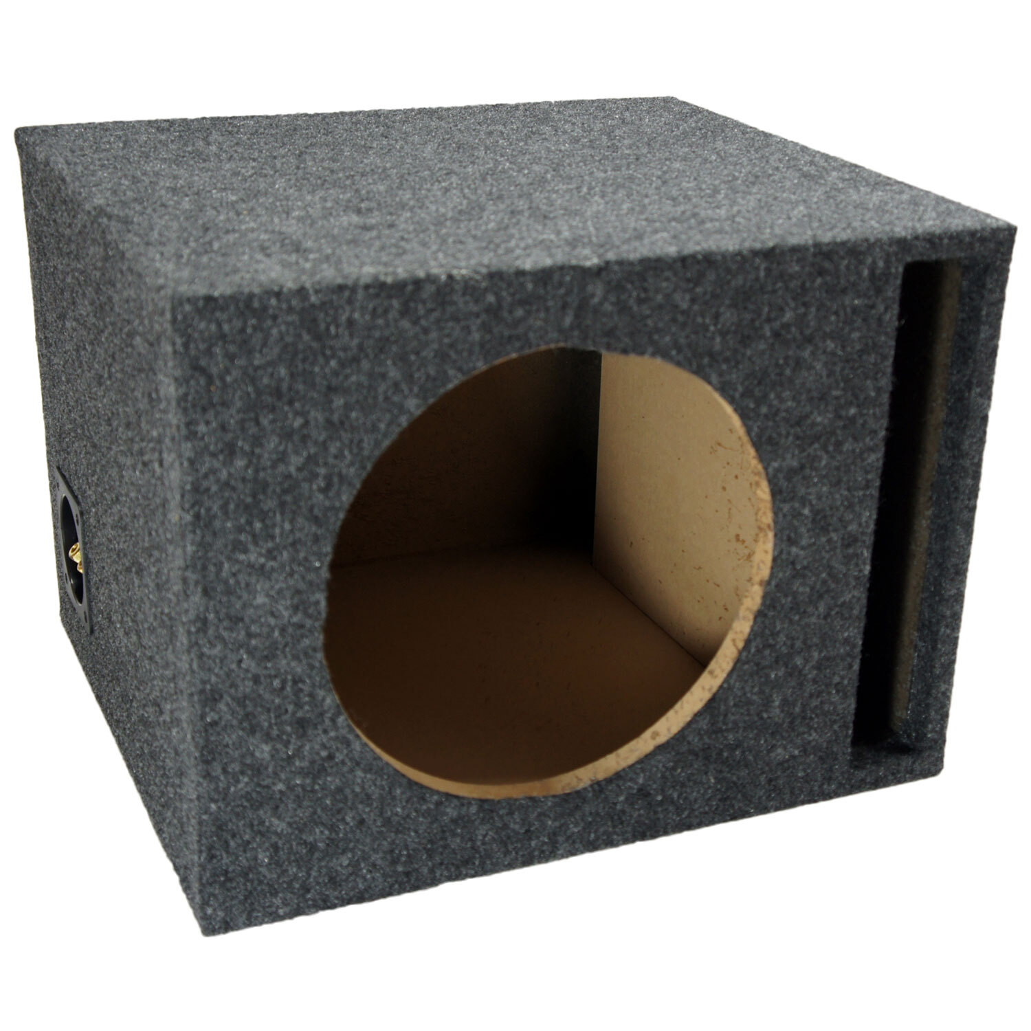 Car Audio Single 10" Vented Subwoofer Stereo Sub Box Ported Enclosure Speaker
