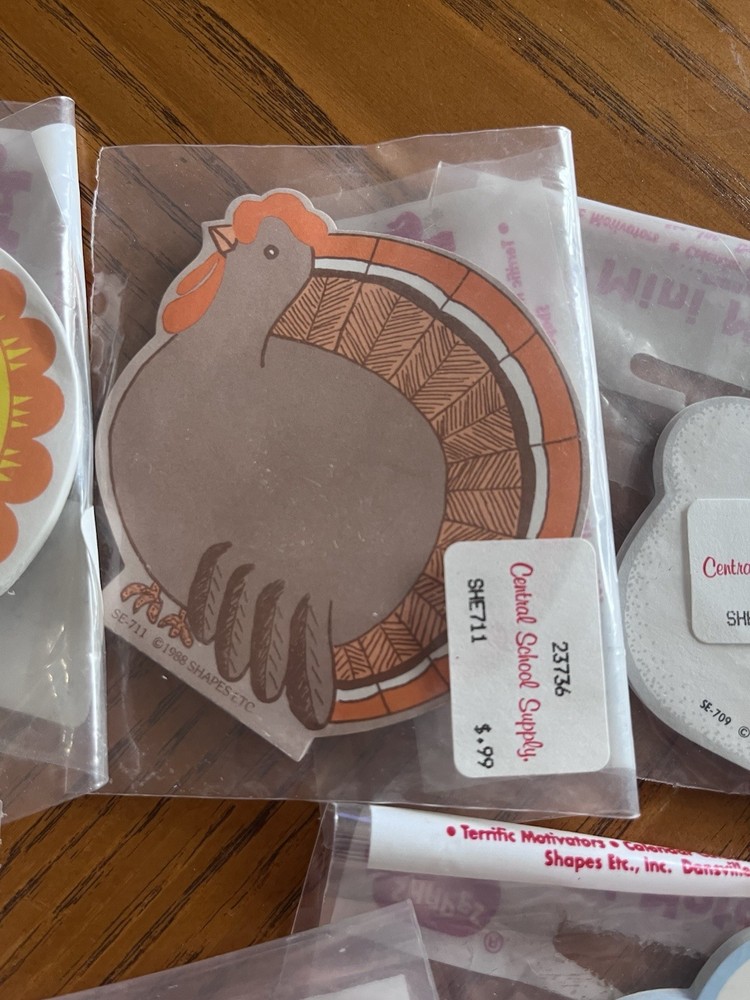 Vintage Shapes Etc. Shaped Notepad - Assorted Lot