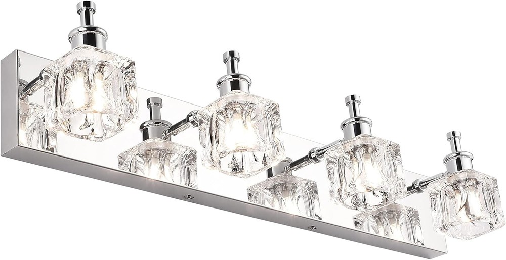 Crystal Vanity Light Bathroom Wall Fixture
