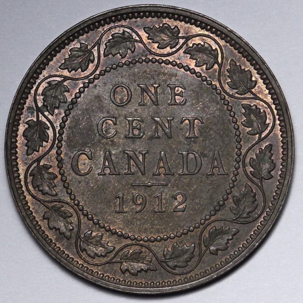 1912 Canada Large Cent CHOICE UNC *UNCIRCULATED* MS E208 AXB