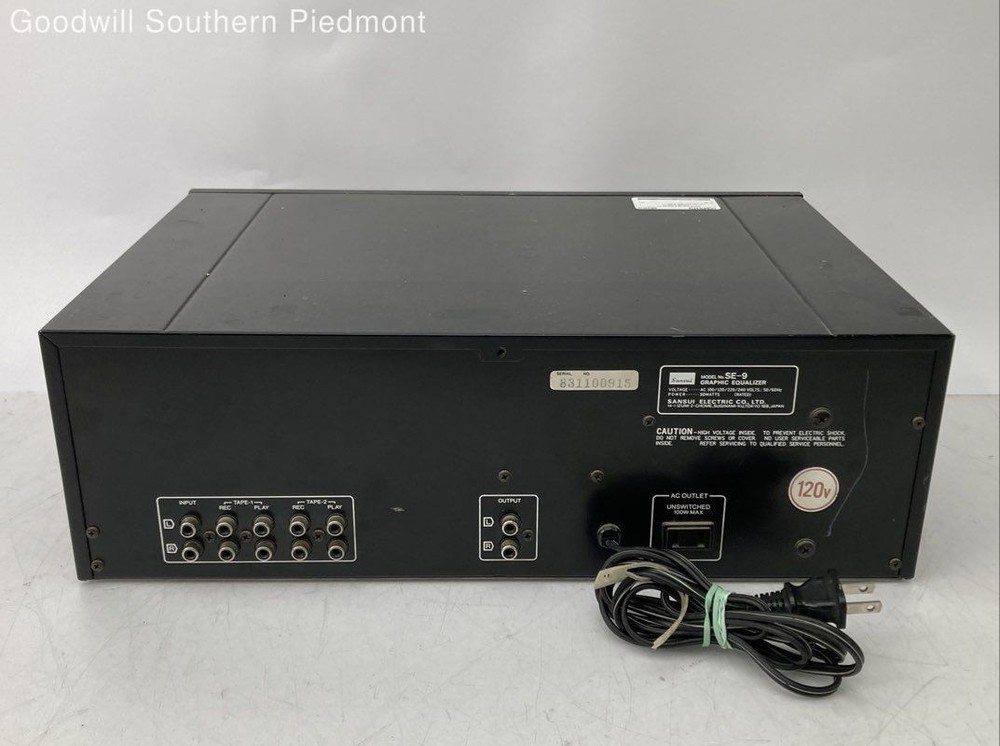 Sansui SE-9 Graphic Equalizer - Tested