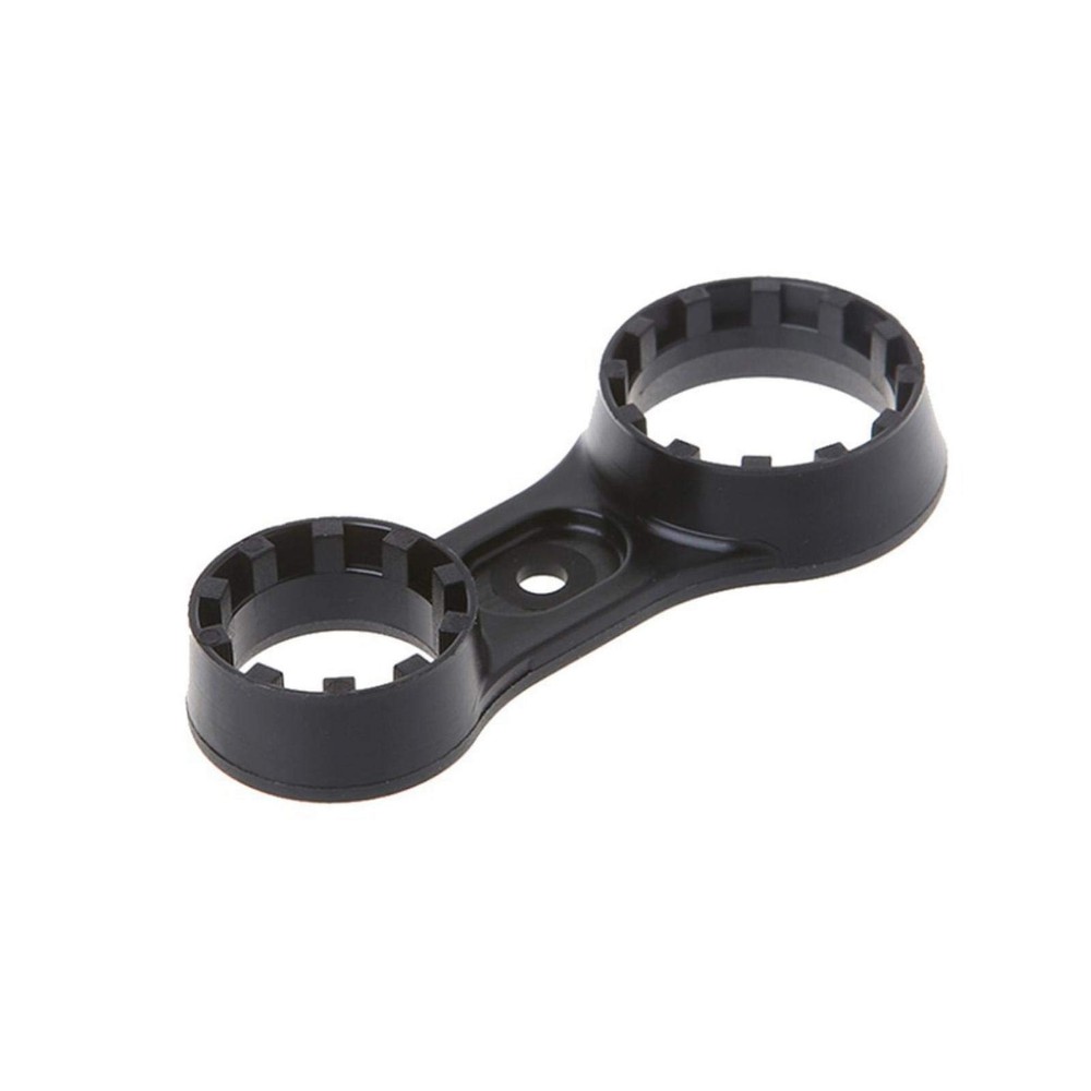 Double Head Bicycle Front Fork Repair Spanner Wrench Maintenance Tool Black