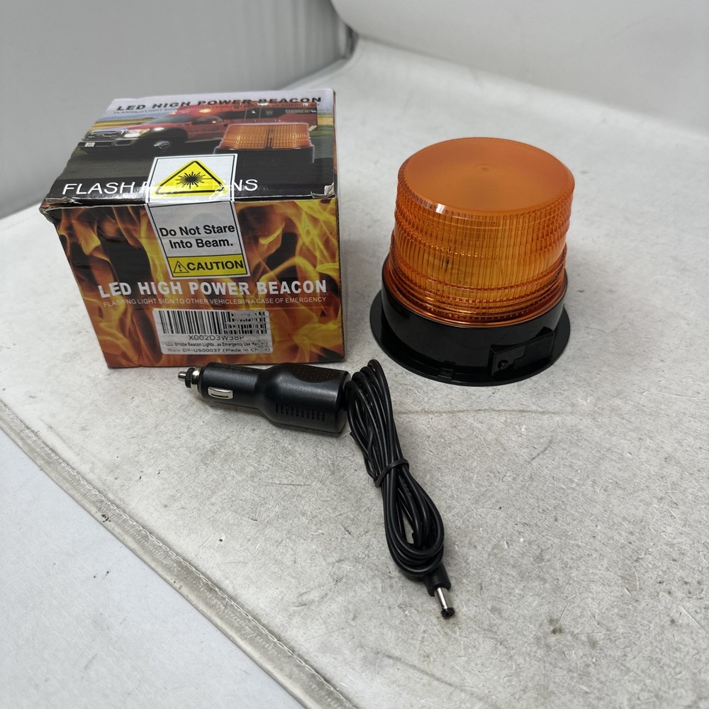AnTom Magnetic Wireless Beacon Light, Rechargeable Emergency Flashing Warning