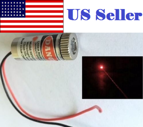 Adjustable Red 5mW 650nm Dot Laser Module Focus Laser Head