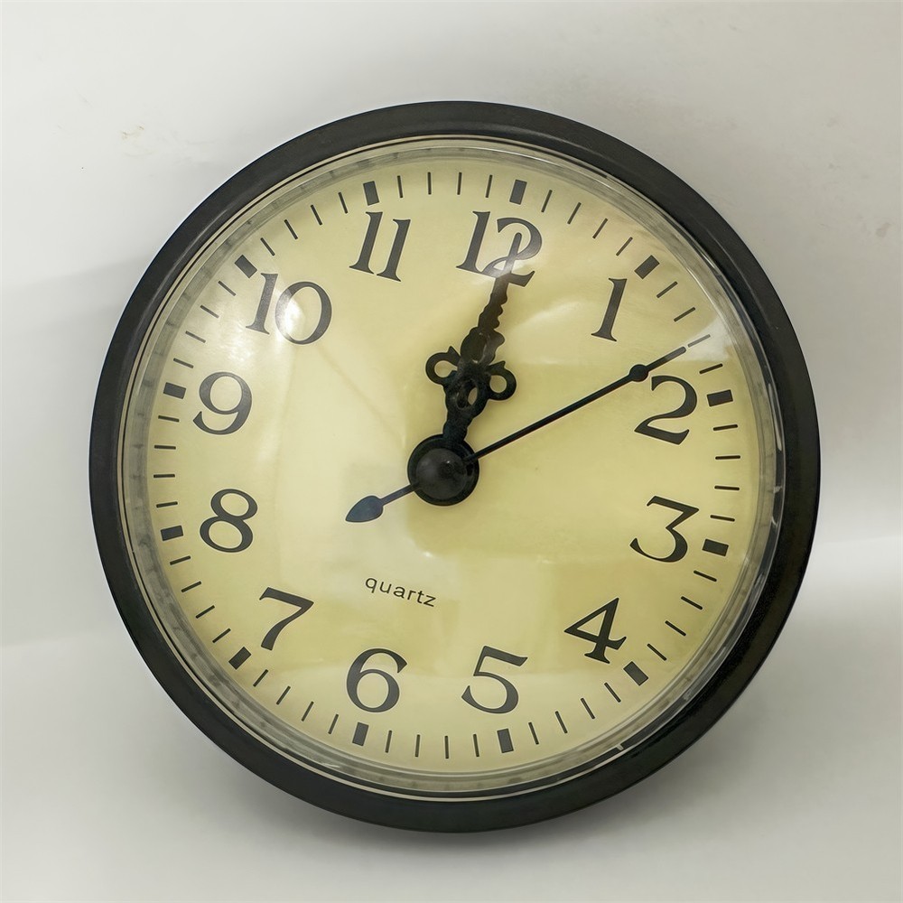 DIY 90MM Quartz Clock Insert with Reliable Silent Movement for Craft Projects