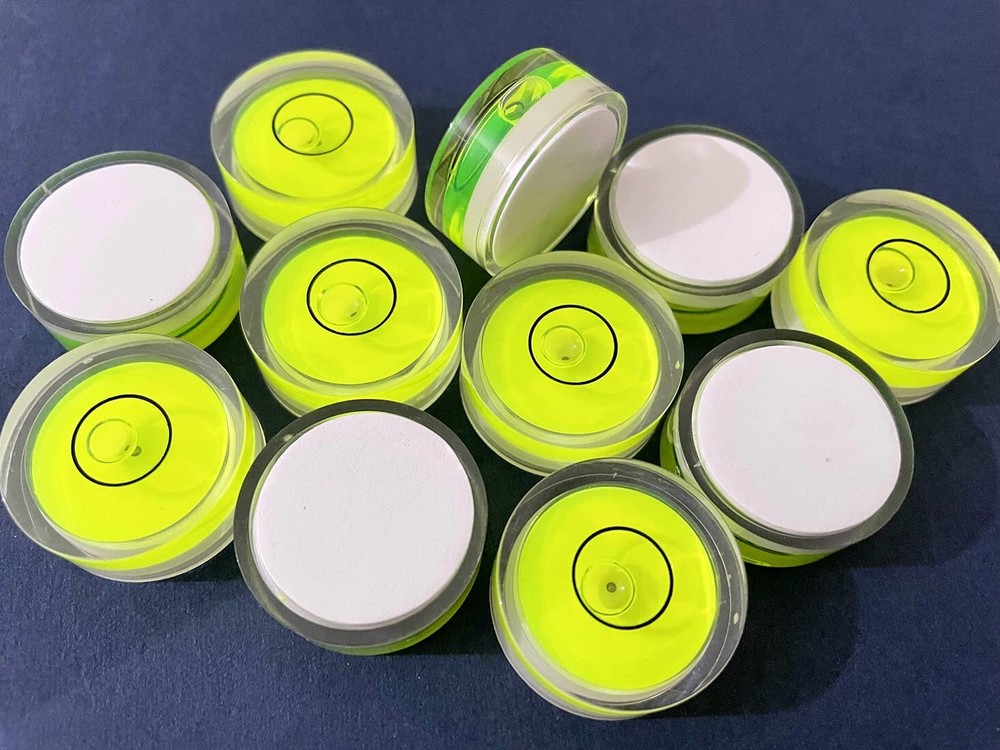 5pcs Small Circular Bubble Levels for Workshop & Tripods