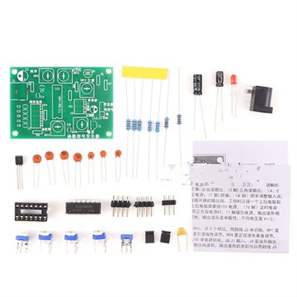 ICL8038 Function Signal Generator Kits Multi-channel Waveform Generated DIY