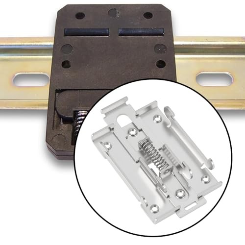 5pcs 35mm DIN Rail Mounting Clip for Single Phase Solid State Relay