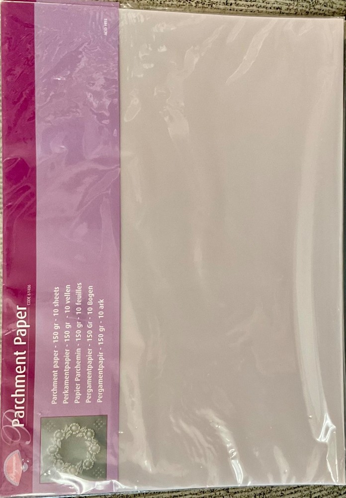 NEW Pergamano PARCHMENT PAPER 10 Sheets