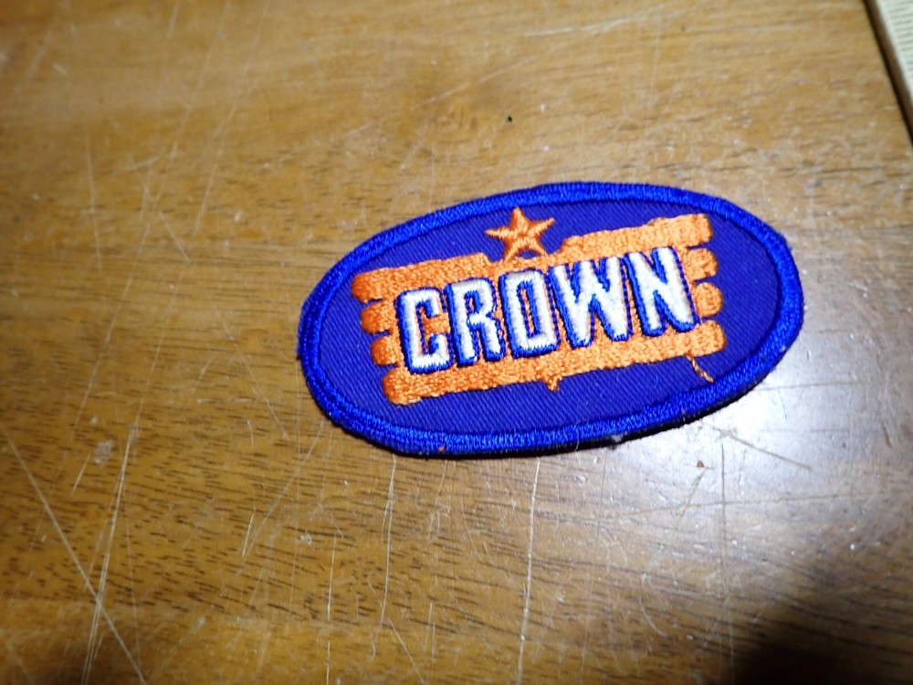 RARE CROWN OIL 1950S PATCH  bx p#84