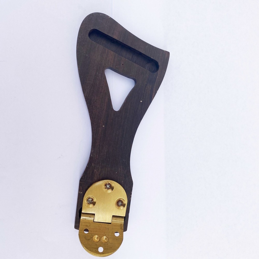 Solid ebony tailpiece for Jazz archtop guitar