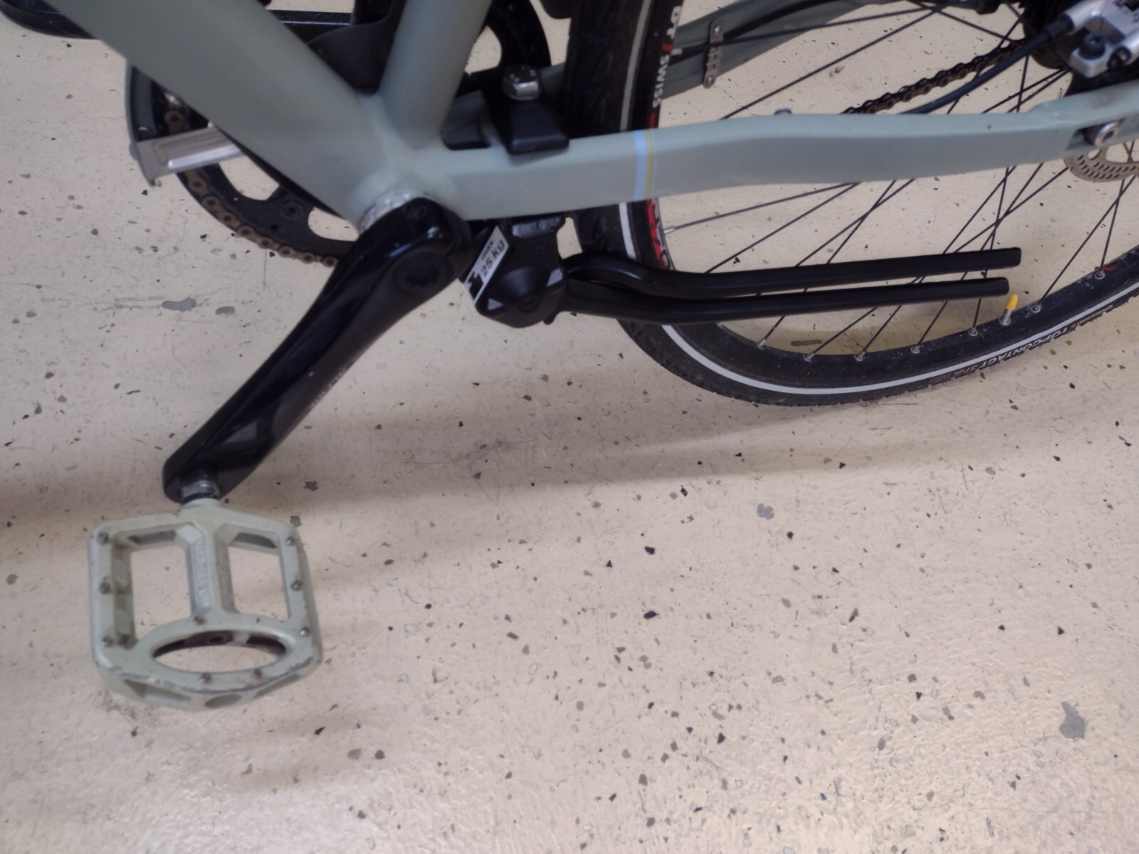 Pletscher ESGE Heavy Duty double leg kickstand Switzerland BLACK or SILVER