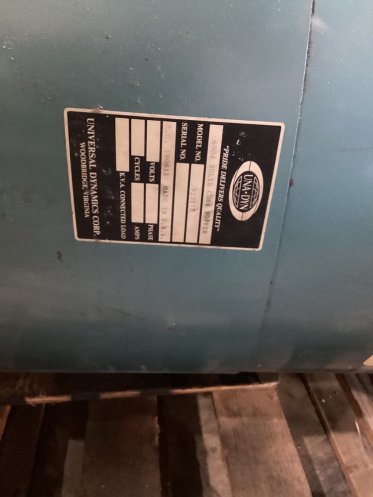 UNA-DYN #600 SOLID CONE HOPPER 923118 #104JMFML