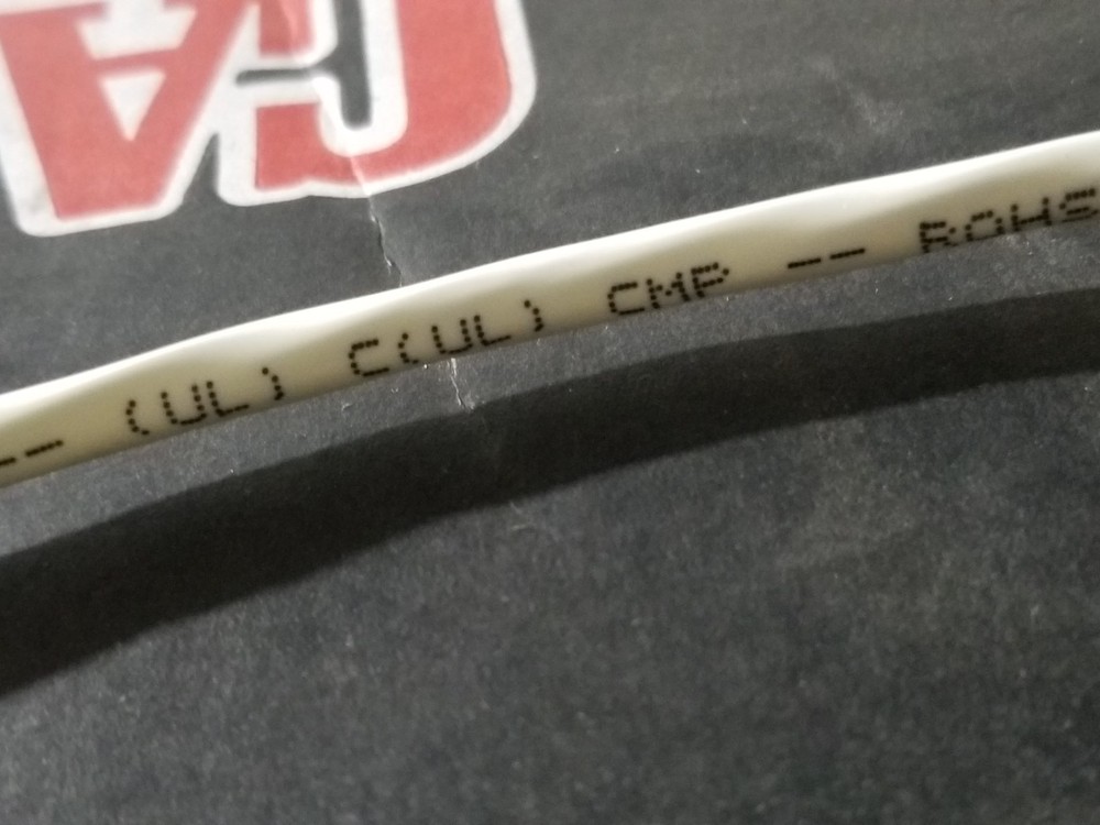 Carol E2204S 18/4C Shielded Control/Communications Cable Plenum CMP White /50ft