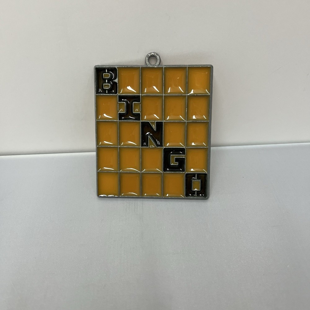 Bingo Card Suncatcher Ornament