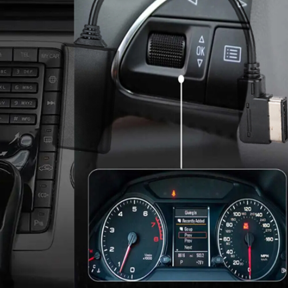 Audio Cable Adapter AMI MMI Bluetooth Music Interface For Audi A3 A4 A5 Q7 AUX
