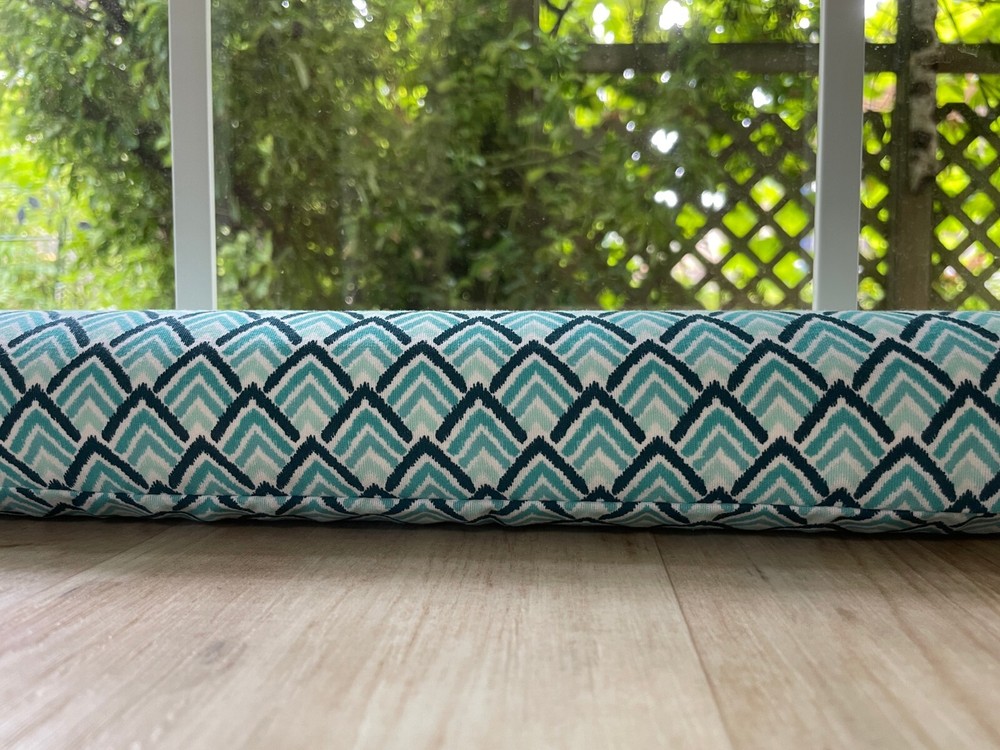 Door Draftstopper Cedar Filled Draft Stopper Door Snake Breeze Blocker Patterned