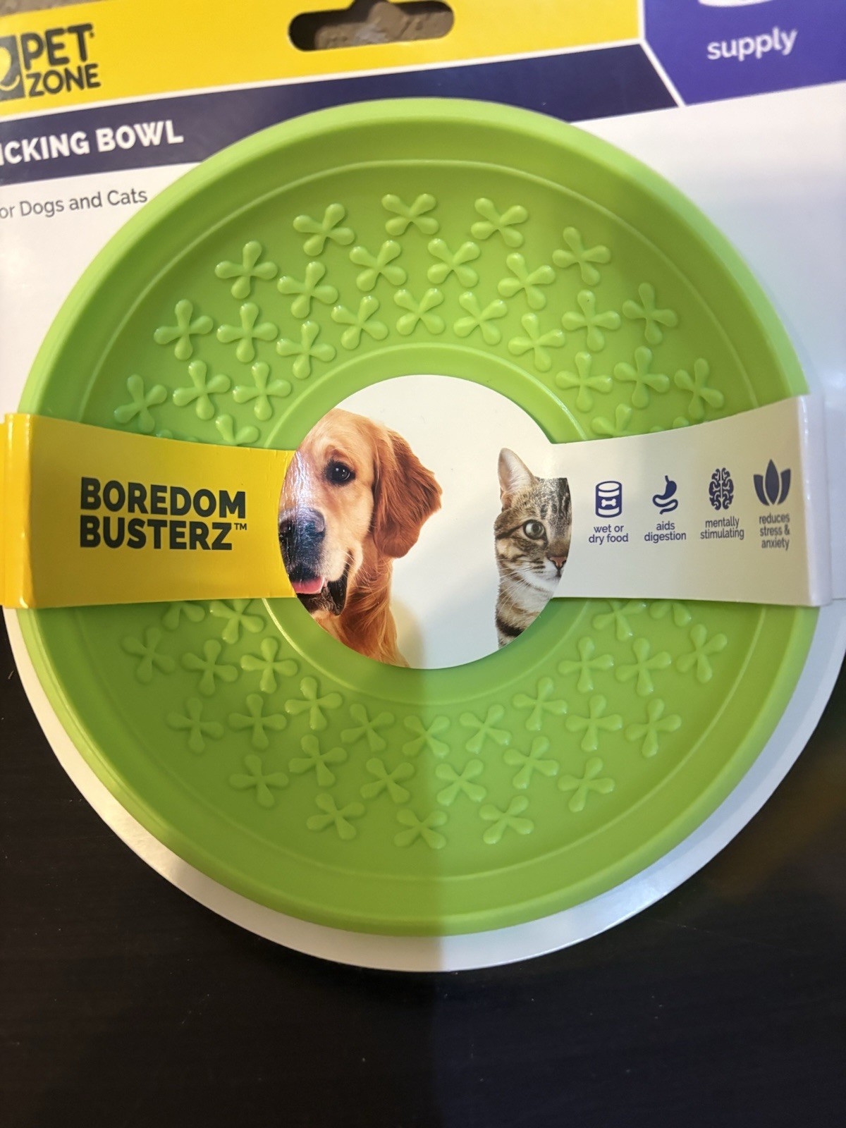 Pet Zone Boredom Busters Bowl||Freezer Safe|6.5"W x 2.75"D||BPA & Phthalate Free