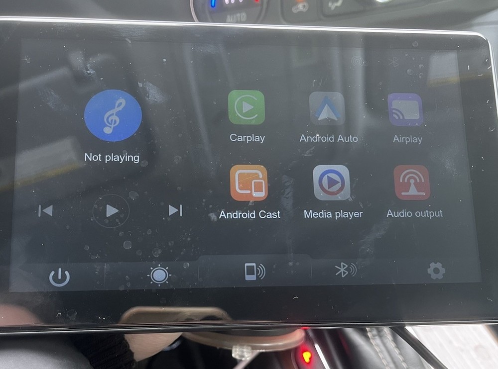 Smart Play Audio  7” Touchscreen Bluetooth/Apple/Android w/ Speaker Cig Outlet