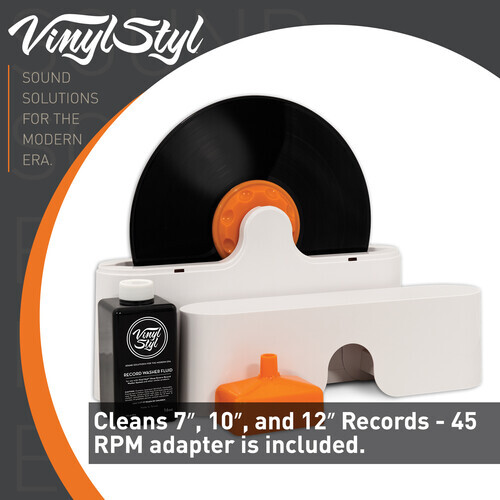 Vinyl Styl® Deep Groove Record Washer System - For 7/10/12 Inch (White) [New Vin
