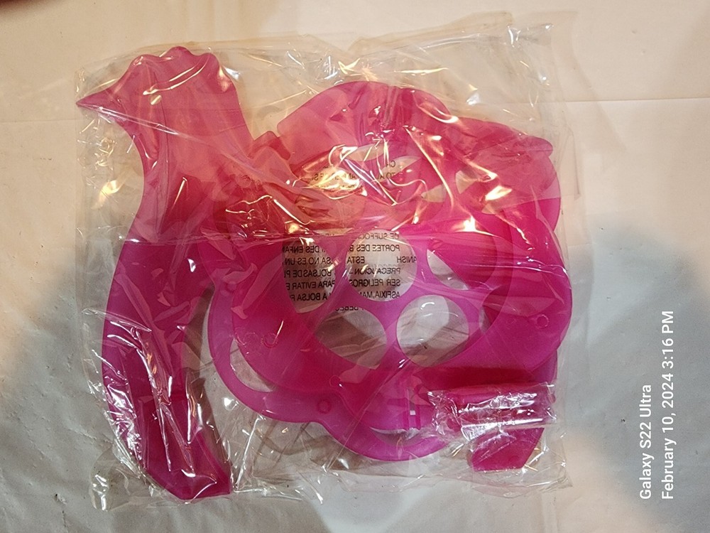 Pink Plastic Chicken Shaped Easter Egg Plate Platter Holder Hard Boiled Plastic