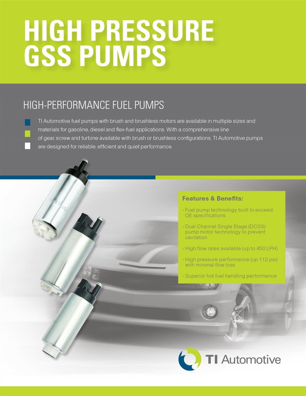 GENUINE WALBRO/TI 255LPH Performance GSS342 Fuel Pump + Kit 350Z 370Z G35 G37