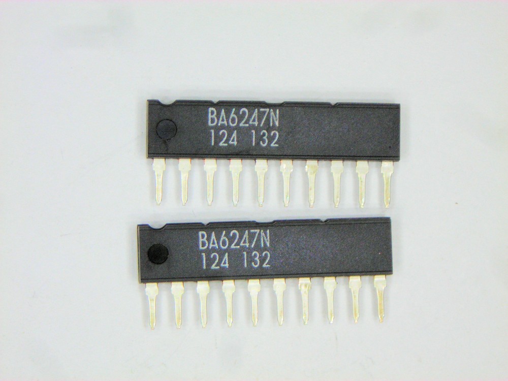 BA6247N "Original" ROHM 10P SIP IC 2 pcs