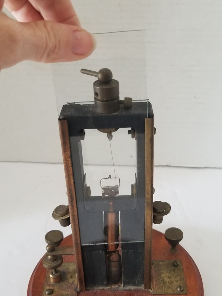 Antique Measuring Instrument L.E. Knott Apparatus Co. Galvanometer