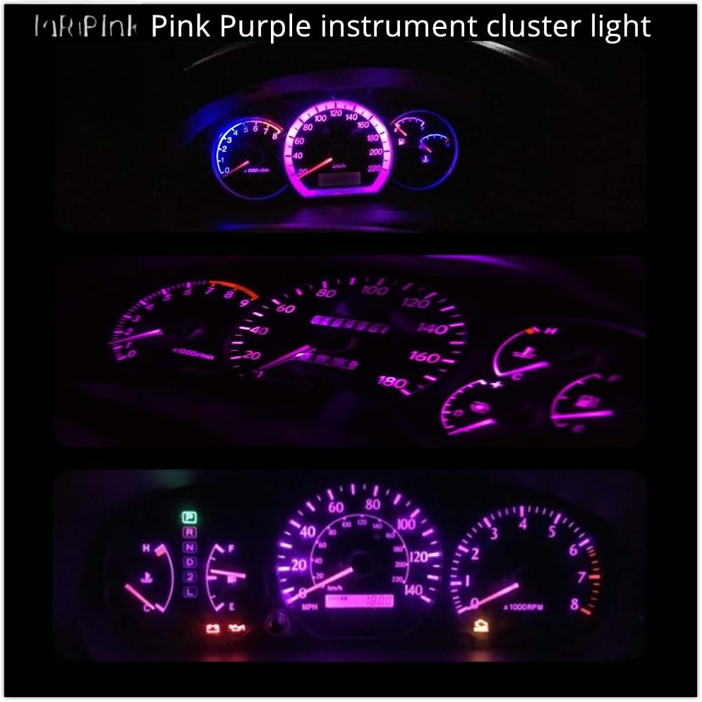 74 LED Bulb Dash Light Extremely Bright Wedge PC74 Twist Socket