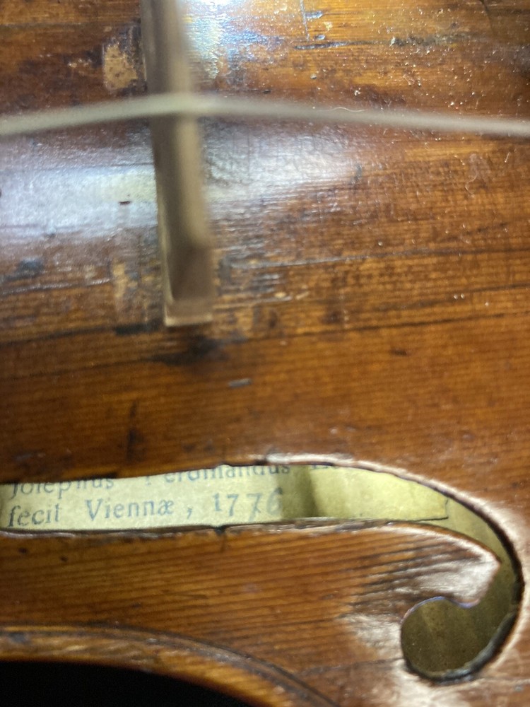 Josephus Ferdinandus Leidolff Violin 1776