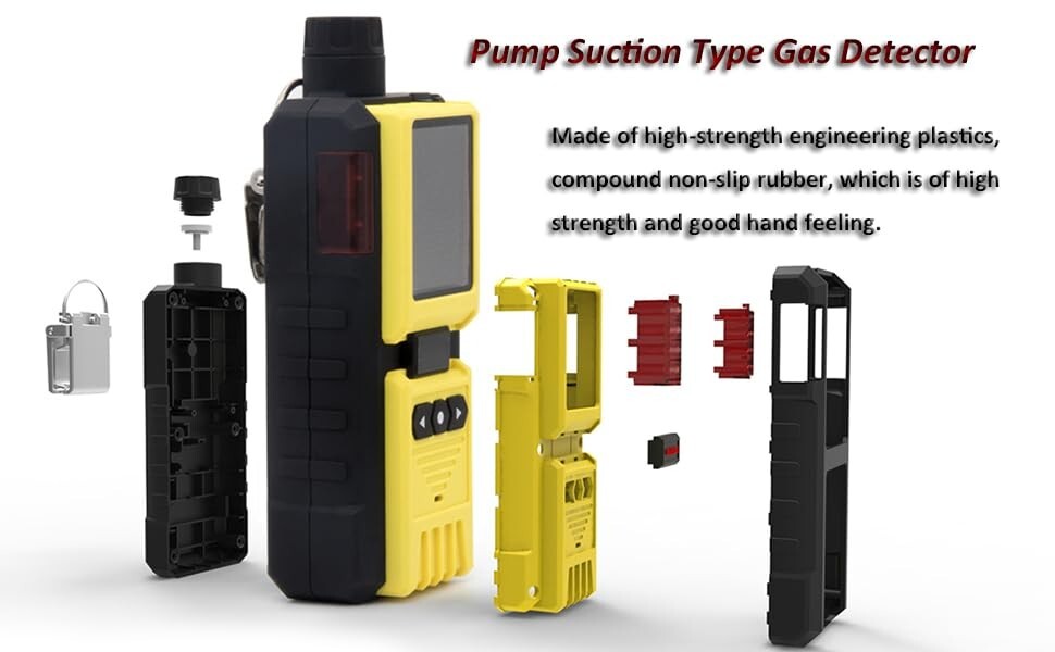 Handheld PH3 Gas Detector Phosphine Analyzer Range 0-20ppm 0.1ppm with Pump