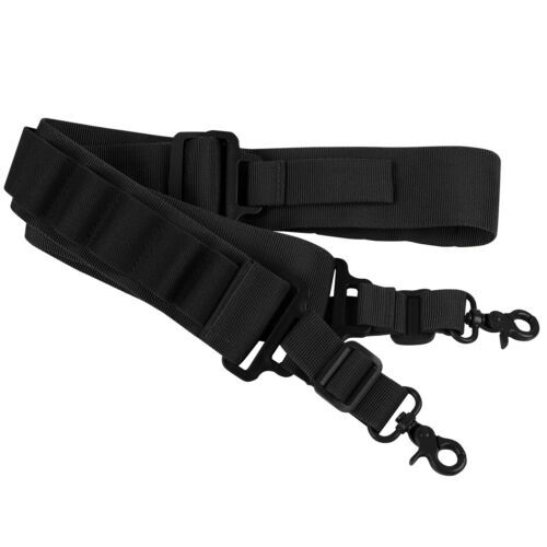 US Shotgun Ammo Sling Adjustable Length 2 Point Gun Slings 15 Shells for 12/20Ga