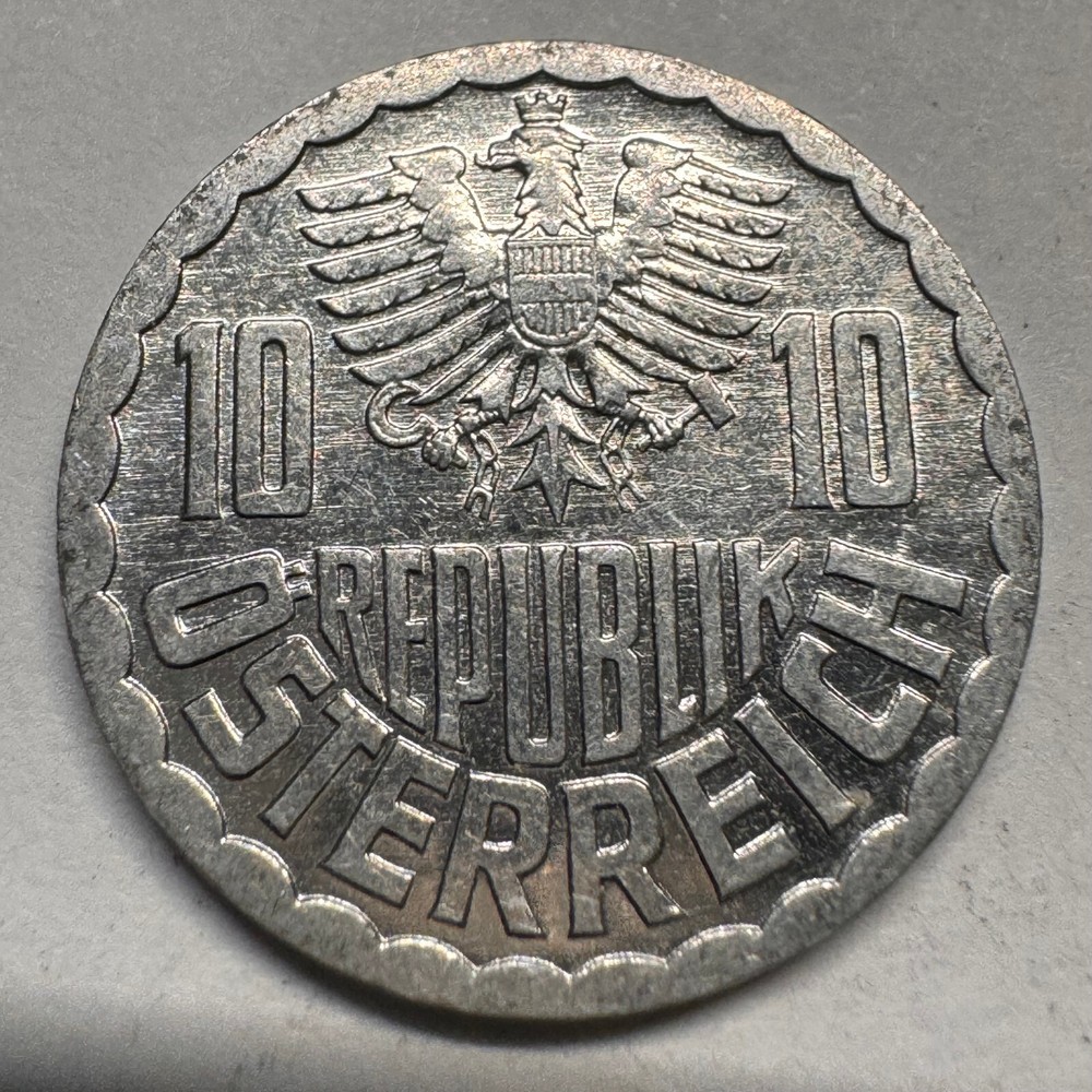 1981 Austria 10 Groschen - Beautiful Coin - #A-059-B