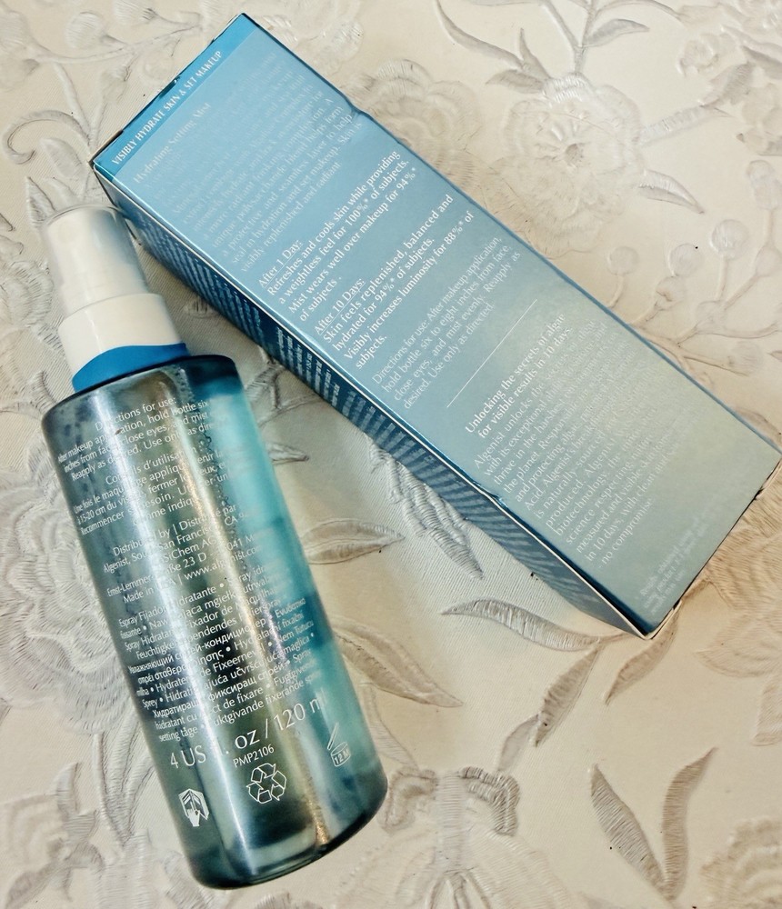 Algenist Splash Hydrating Setting Mist Alguronic Acid & Algalyte Complex New